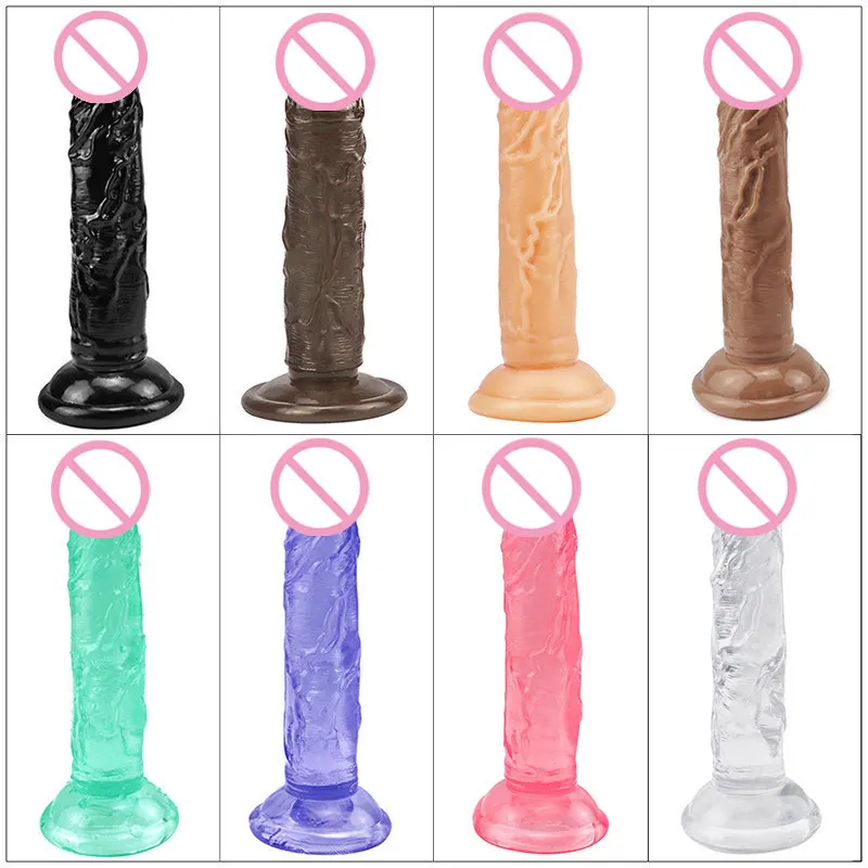 Реалистичный фаллоимитатор Женский мастурбатор без вибратора секс-игрушки для