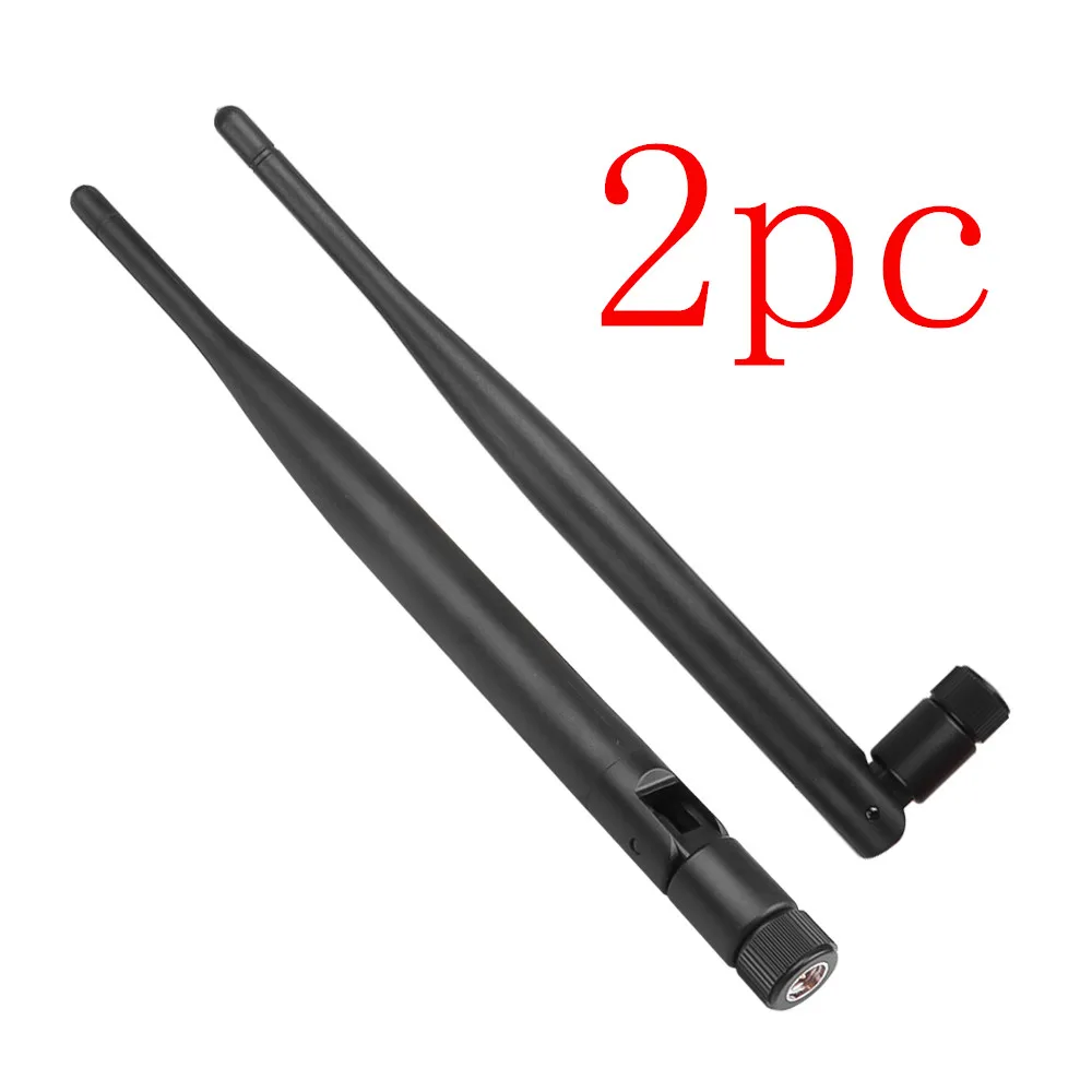 Комплект из 2 предметов 4 GHz антенна wi fi 5dBi RP SMA мужской Беспроводной маршрутизатор