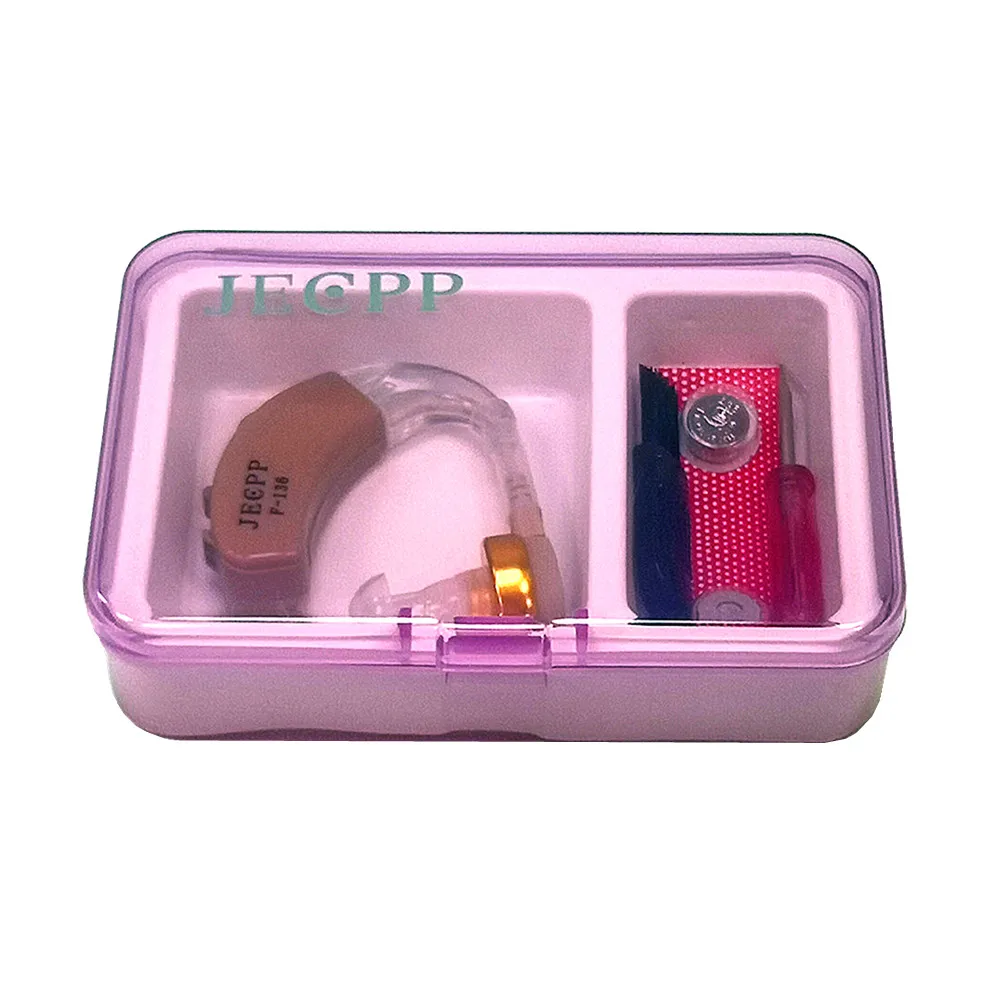 Слуховой аппарат JECPP для пожилых людей устройство усиления слуха с чистящей