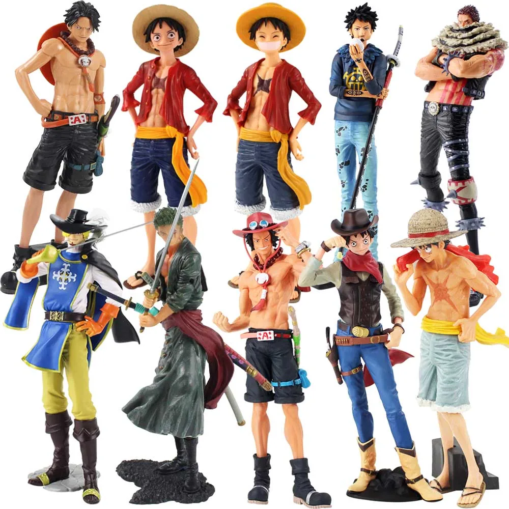 Фигурки героев аниме OP Luffy Ace Zoro Law Sanji Sabo Katakuri Grandline ПВХ коллекционные модели