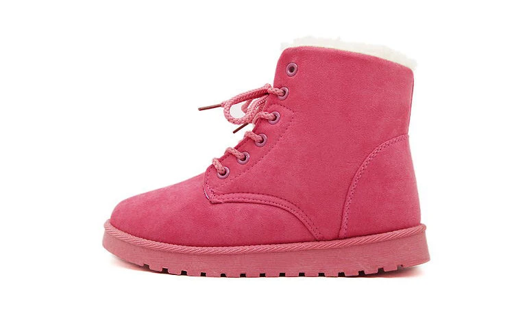Зимние женские ботинки; Botas Mujer; женские ботинки; теплые зимние ботинки; женские ботильоны на меху со шнуровкой; женская зимняя обувь