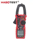 Цифровой измеритель зажимов Habotest HT206D AC DC 600V 600A Ohm Hz, мультиметр температуры pinza amperimetrica