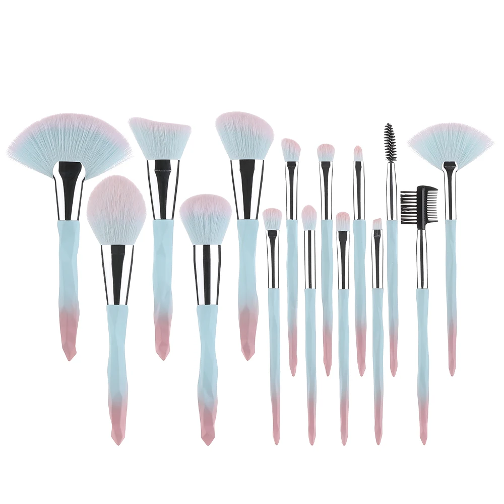 

13pcs Blue/Coffee Super Soft Makeup Brushes Set Foundation Powder Eyeshadow Eyebrow Comb Eyelash Brush Cosmetic Beauty Tools