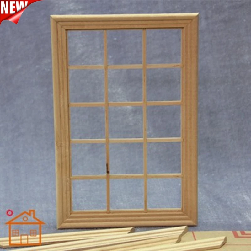 

1:12 Dollhouse 15 Squares Mini Window for Doll Home DIY Decorations