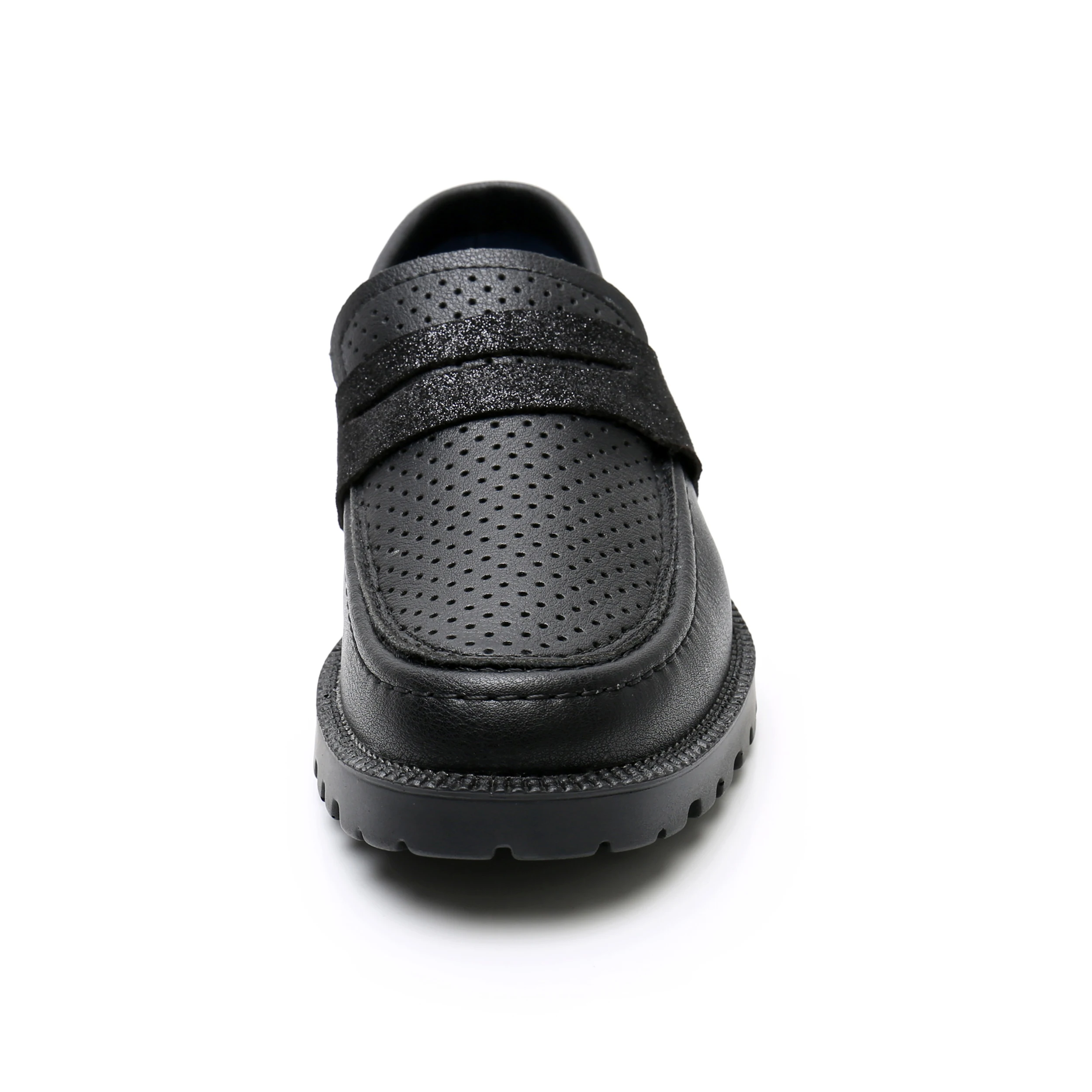 Apakowa/обувь из натуральной кожи для мальчиков Стильные свадебные туфли на плоской