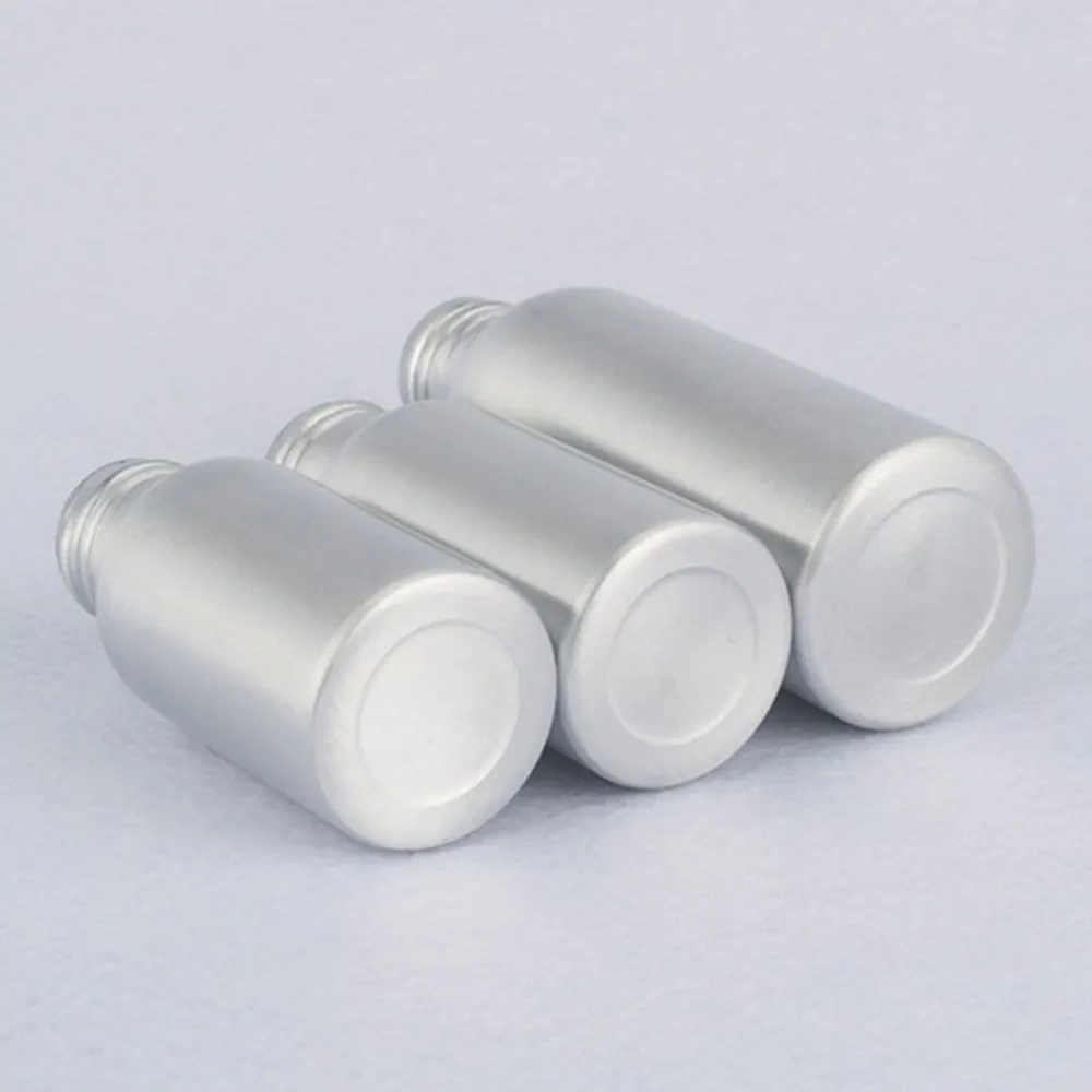 

50ml Portable Spray Bottle Aluminum Travel Bottles Refillable Containers Empty Travel Spray BottleRandom Bottle Cap Color