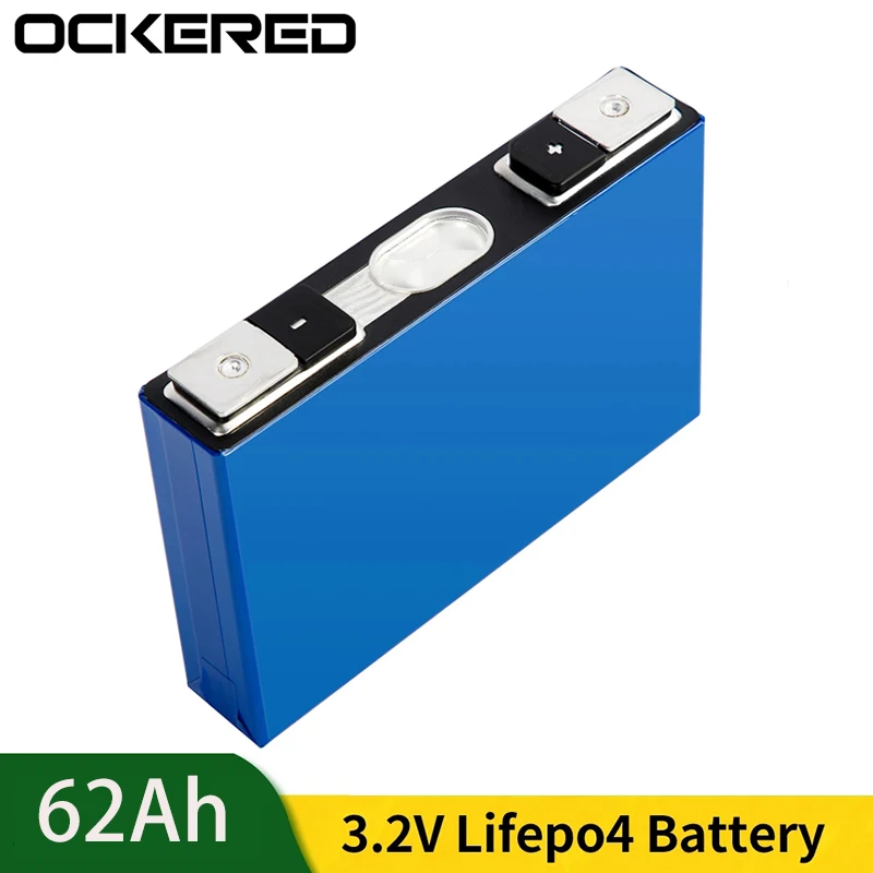 

Ockered LiFePO4 3.7V 62Ah Prismatic Lithium Battery High Capacity Rechargeable Battery for Scooter Electric Boat Forklift EV RV