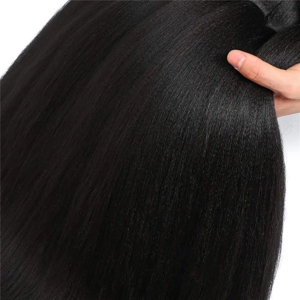 Синтетические предварительно растянутые плетеные волосы оригинальные для