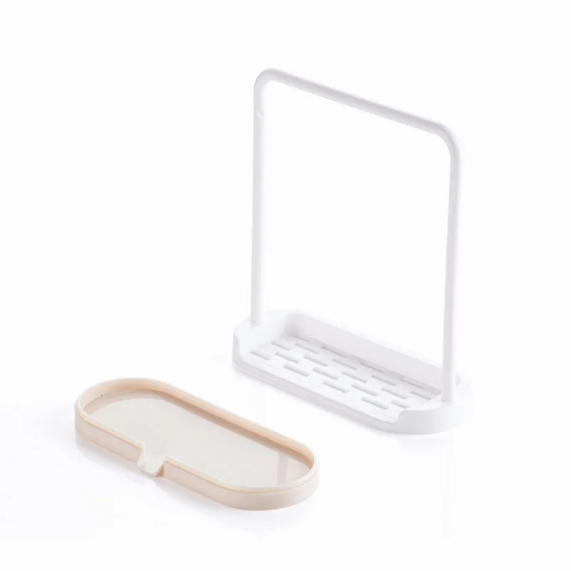 

Kitchen Dishcloth Holder for Towel Rag Hanger Sink Sponge Holder Rack Shelf for Kitchen Bathroom Dish Cloth Drain Organizer