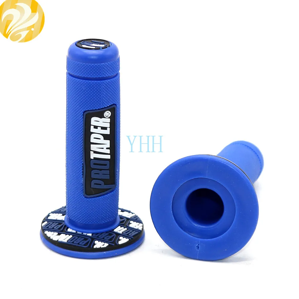 

Blue Rubber 7/8" 22mm Handlebar Hand Grips For Honda CR80R CR 80R 85R 125R 250R CRF450R 450X CRF 450R 450 X 6065 Aluminum