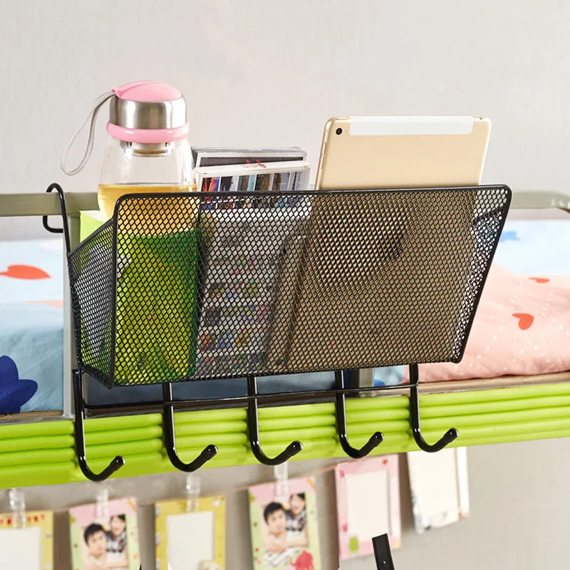 

Creative College Student Dormitory Artifact Bed Hanging Basket Storage Rack Bedroom Bed Shelf on The Bedside Hanging Basket
