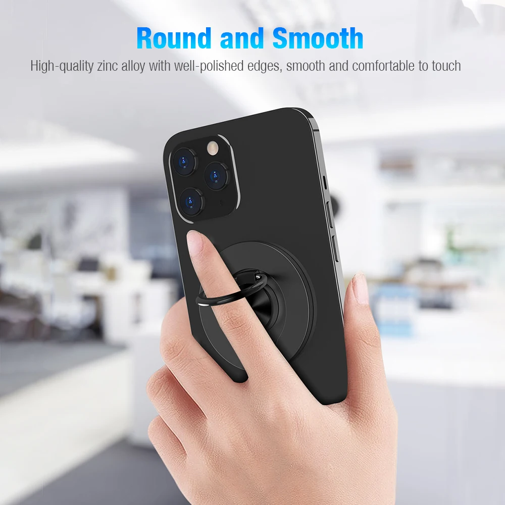 Magnetic Finger Ring Holder for MagSafe iPhone 12 13 mini Pro Max Car Mount Bracket Sticker Magnet Stand pro | Мобильные телефоны и