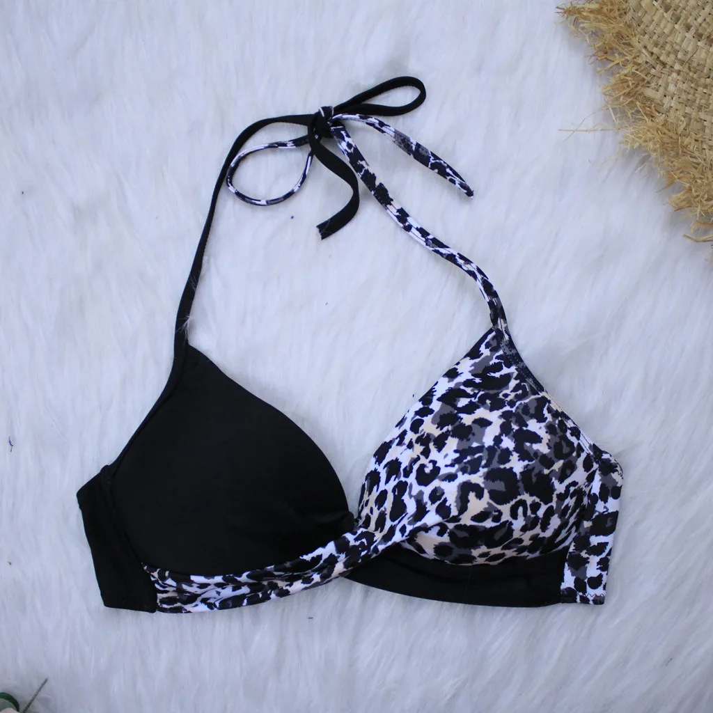 Женское бикини с эффектом пуш-ап пикантный раздельный купальник из двух