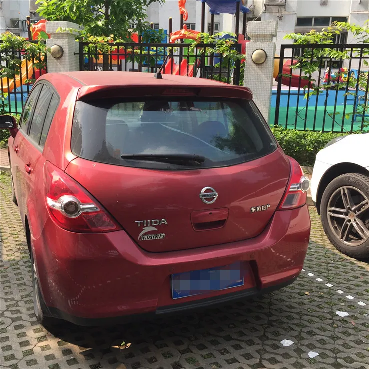 Спойлер для Nissan Tiida высококачественный спойлер из АБС-материала заднего крыла