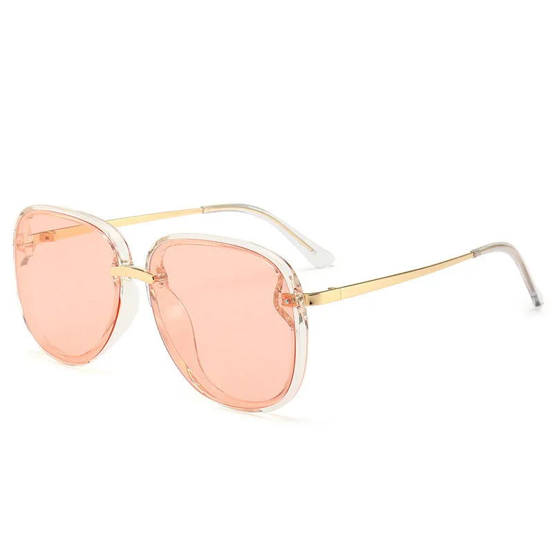 Модные роскошные мужские цветные поляризованные Овальные Солнцезащитные очки