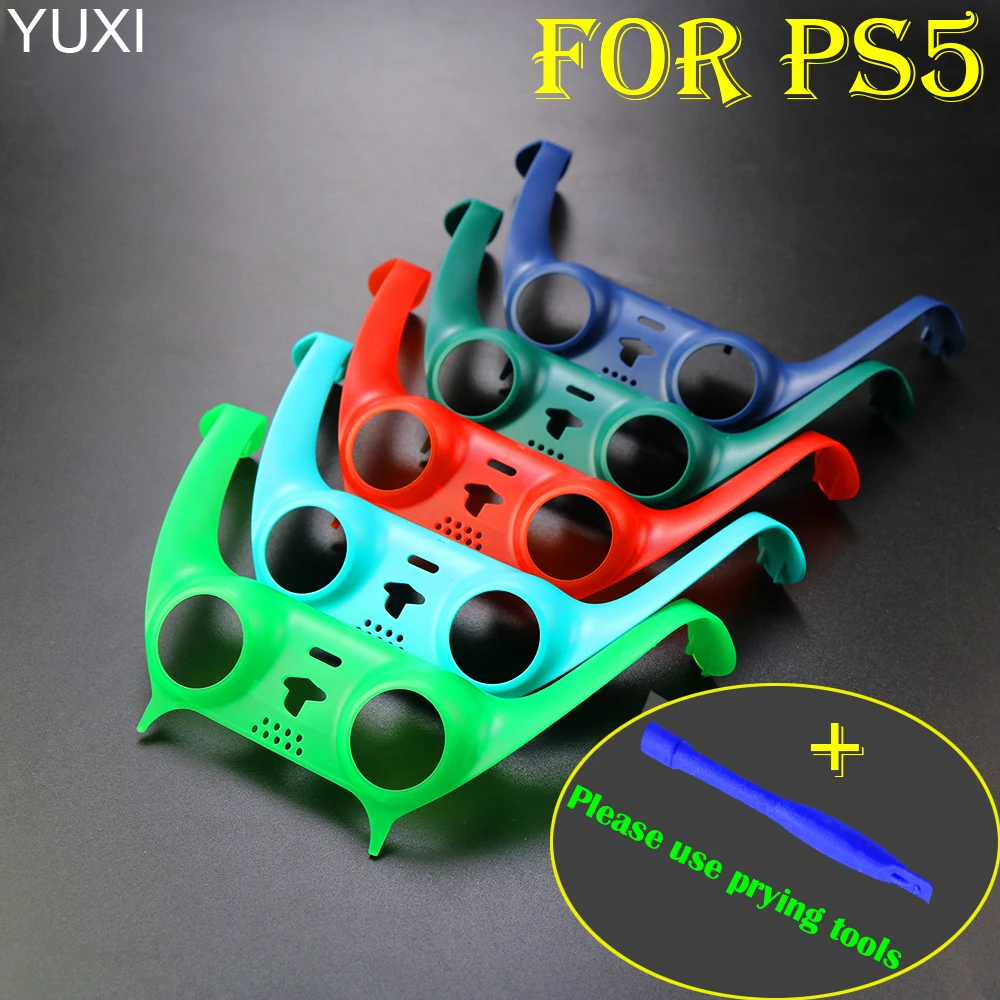 

YUXI Hot new For PS5 Handle Decorative Strip Trim Strip Decoration Cover for PS5 Controller Joystick Decorative Shell
