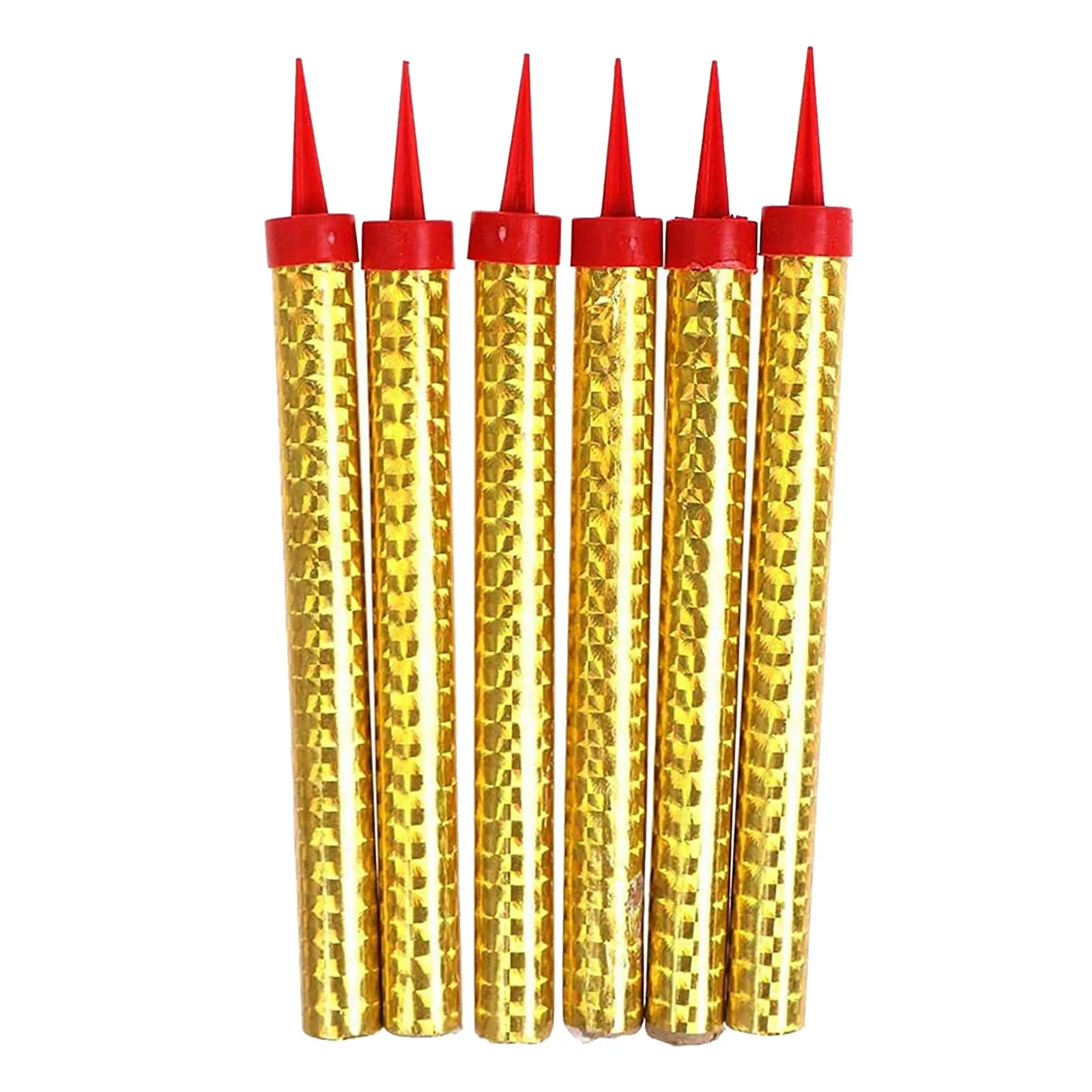 6 шт./компл. золотистые свечи на день рождения со стойкой для торта праздвечерние