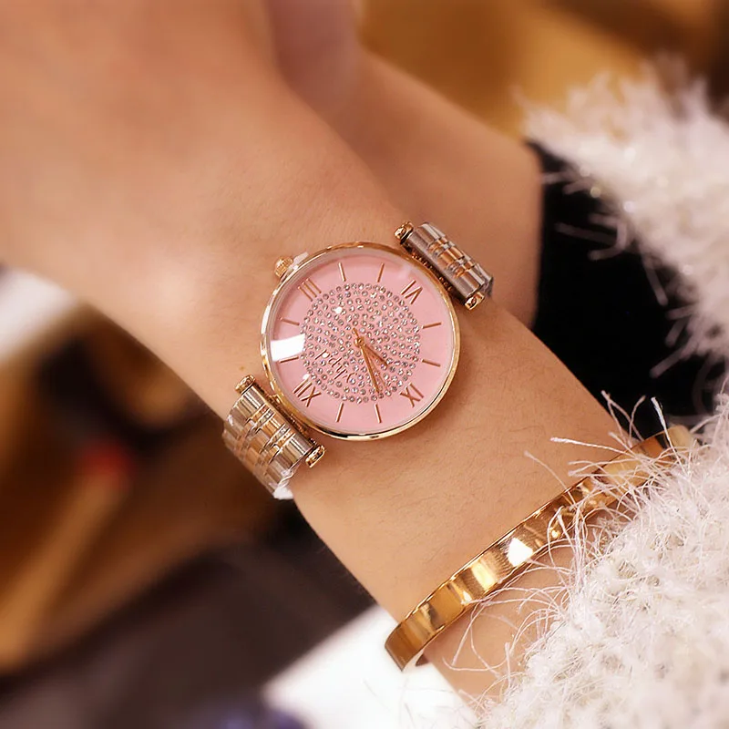 Женские наручные часы женские роскошные брендовые кварцевые дамские с