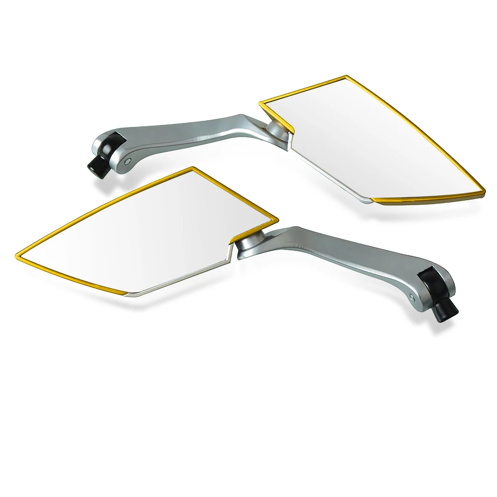 10мм8мм CNC Unviersal части ATV Кафе Racer мотоцикл зеркало заднего вида зеркала для