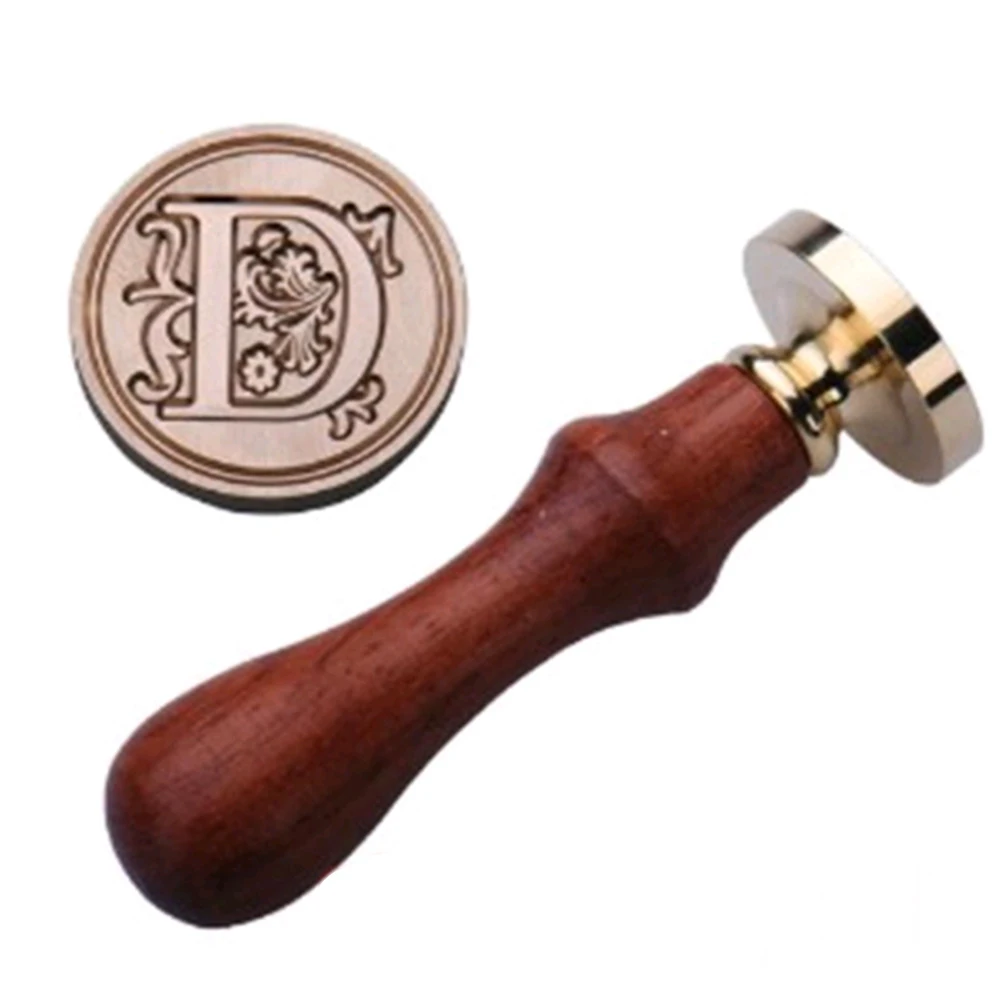 26 букв A-Z для заклеивания конвертов воск штамп буквы алфавита Фотофон в ретро