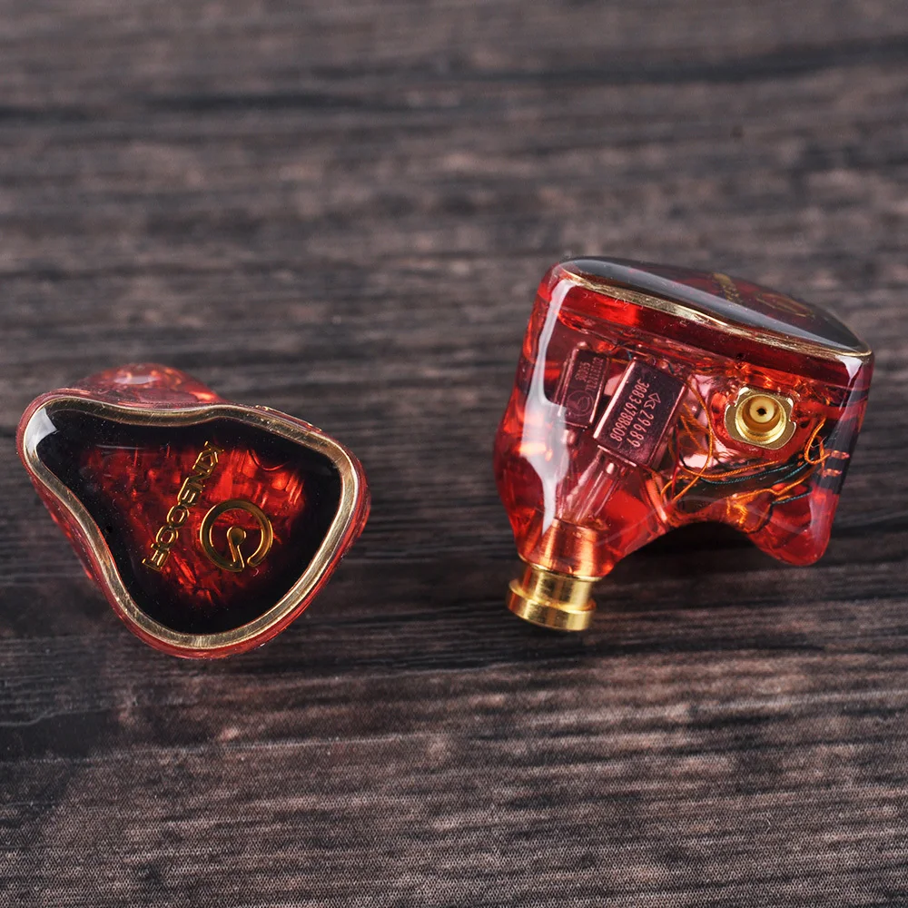 AK KINBOOFI MK4 4BA сбалансированные арматурные наушники в ухо HIFI наушники для мониторинга разъем MMCX кабель с Cooper Лицевая панель