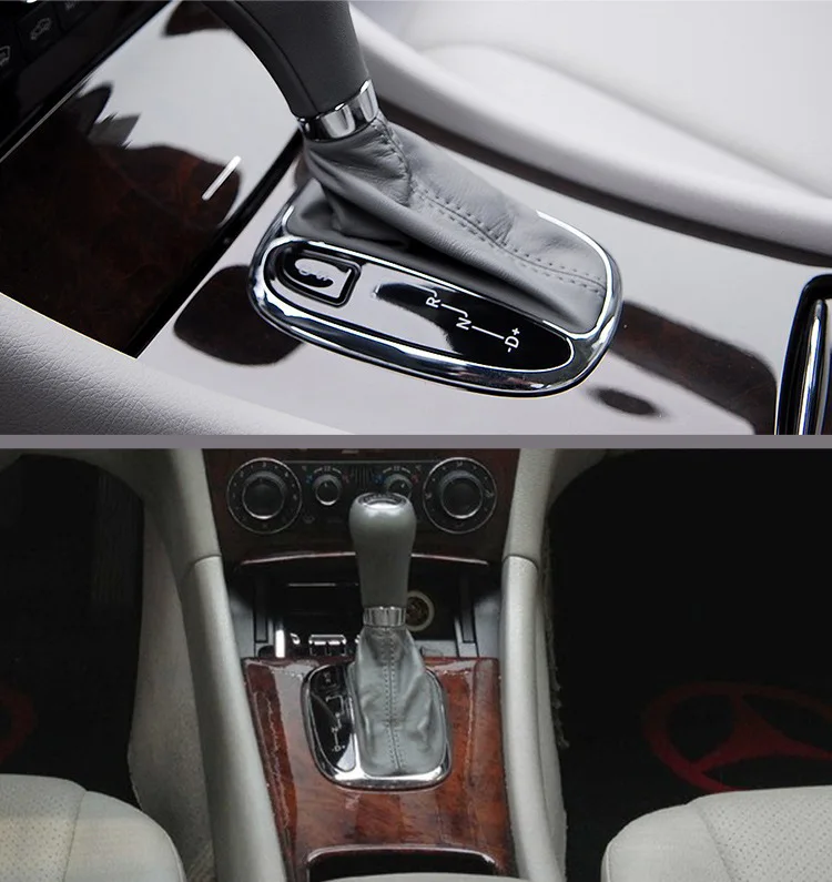 Для Mercedes Benz W203 C Class 1 шт. ABS Хромированная ручка переключения рулевого механизма автомобиля рамка Крышка запасной чехол автостайлинг