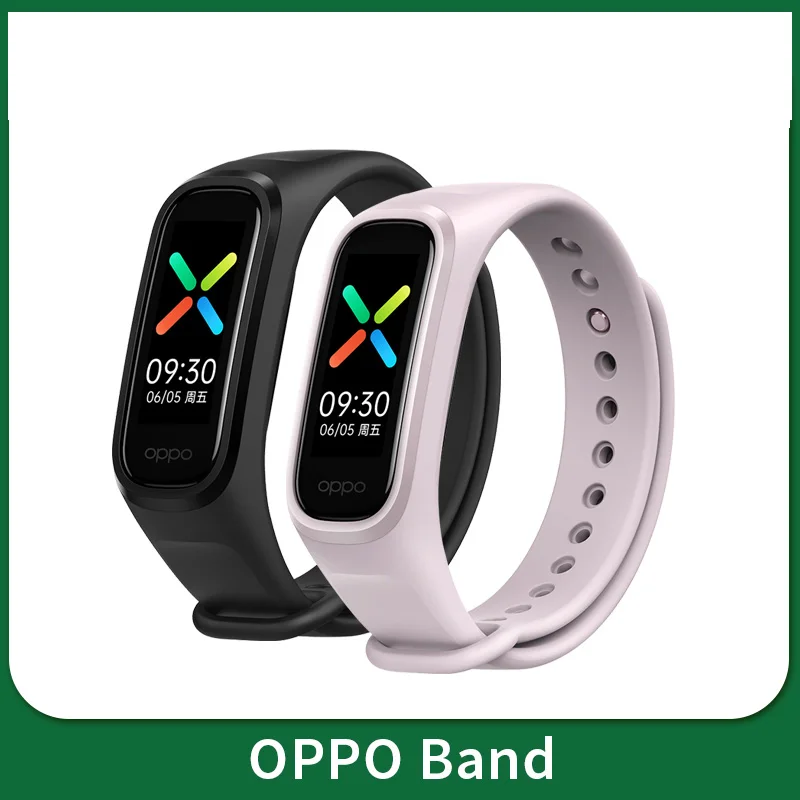 Новый смарт браслет OPPO Band 2 цвета AMOLED экран Смарт Браслет фитнес трекер Bluetooth