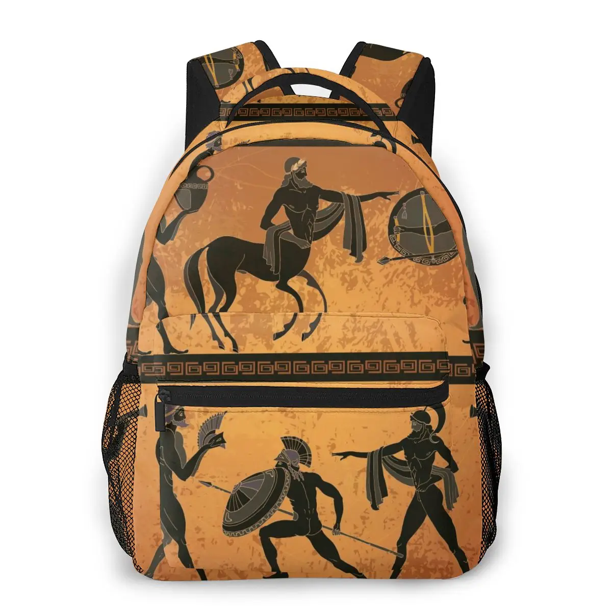 Древняя греческая сцена с черной фигурой гончарная мифология Повседневный