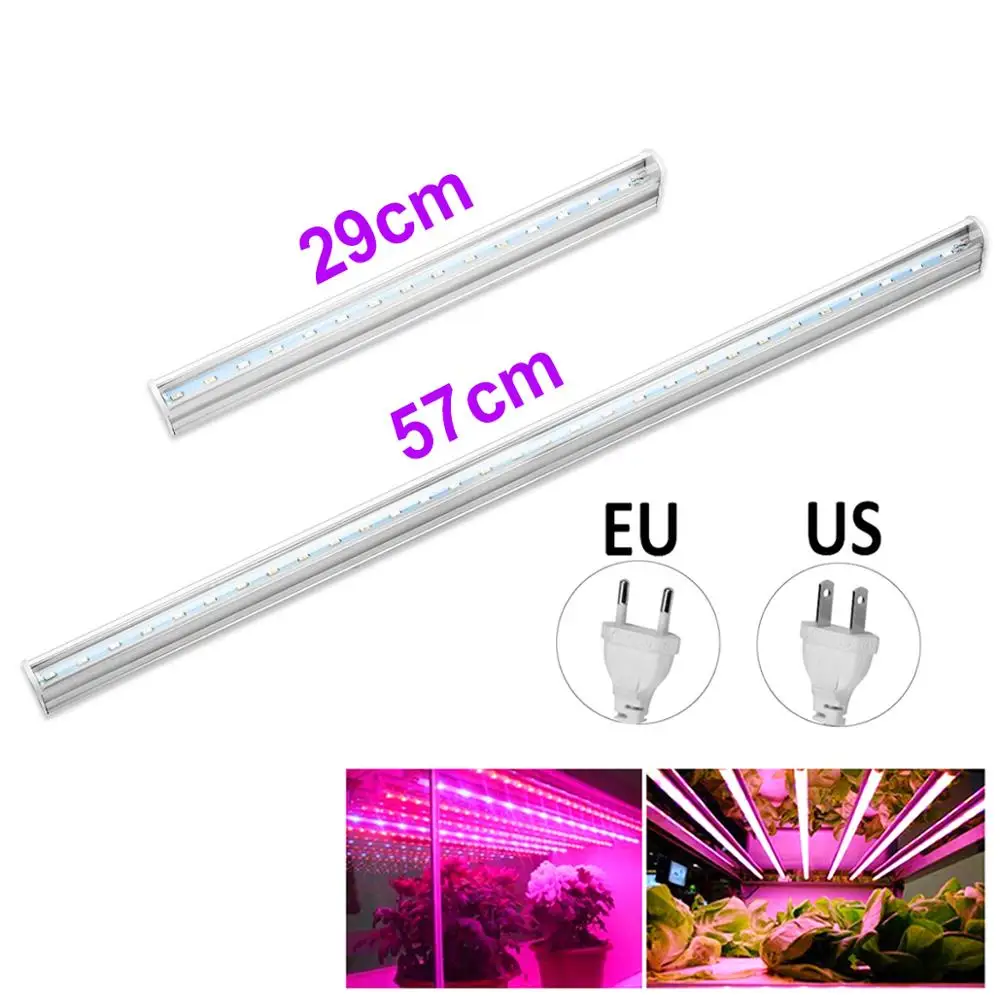 

Complete Kit Grow Light LED Full Spectrum Bar T5 Tube Lamp plantas Cultivation lights for plants jardin greenhouse hydroponics