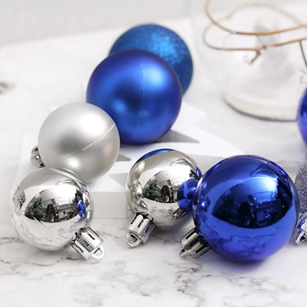 24 шт. безопасные Рождественские шары подвесные безделушки для нового года