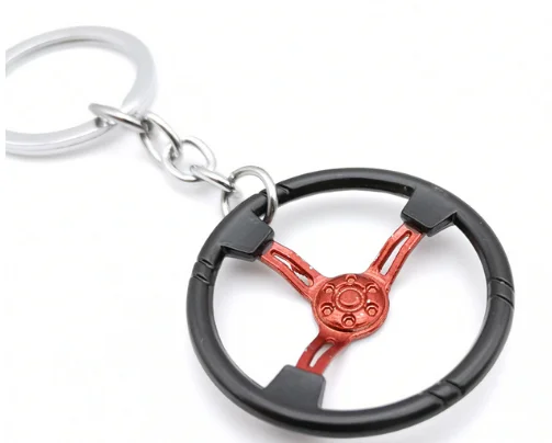 Скорость racing три руль дизайн цепочка для ключей кулон|Брелоки| |