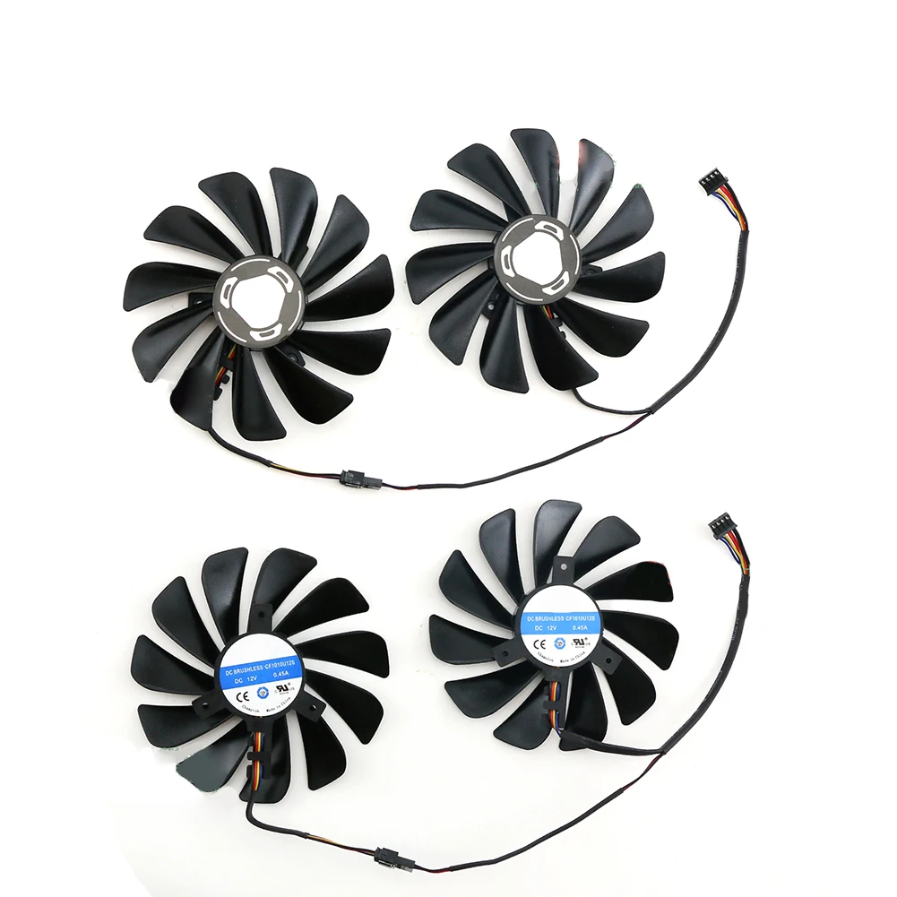 

For XFX RX5500 5500XT 5600 5600XT RX5700 5700XT Graphics Card Cooling Fan CF1010U12S