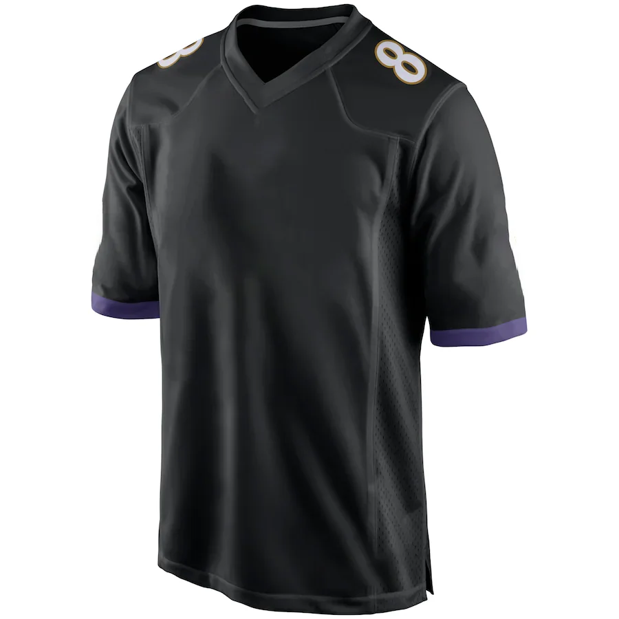 

2021 Youth's Ravens Fans Rugby Jerseys Marlon Humphrey Patrick Queen R.Lewis Fans American Football Baltimore Jersey T-Shirts