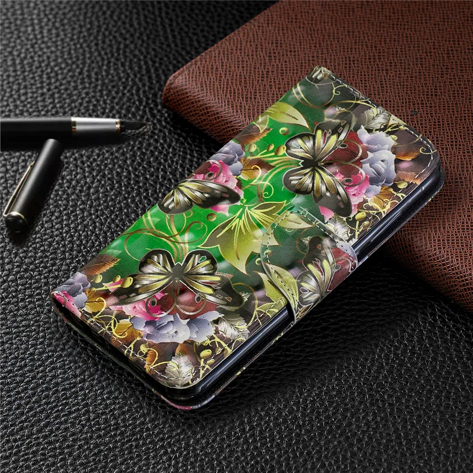 Отличный кожаный чехол бумажник с откидной крышкой для Xiaomi Redmi 7 Y3 Note 5 6 4X 5A PRO pocophone