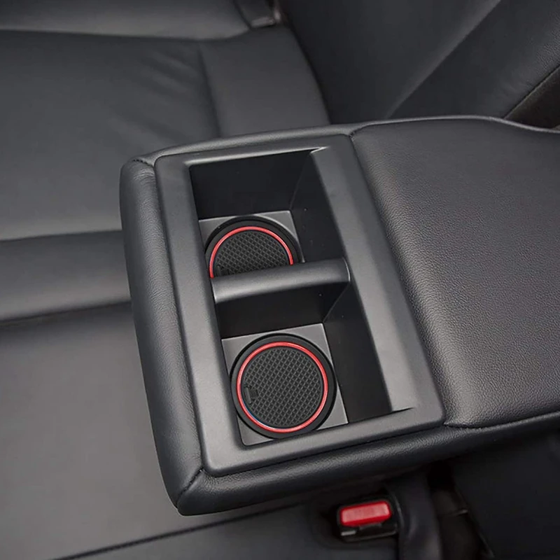 

Car Interior Accessories Anti-Slip Dust-Proof Rubber Gate Slot Cup Mats Cup Holder Inserts for Toyota RAV4 2013-2018