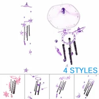 cute metal 5 tubes love angel wind chime bells hanging living bed home decor gift car outdoor yard garden deco wind chimes