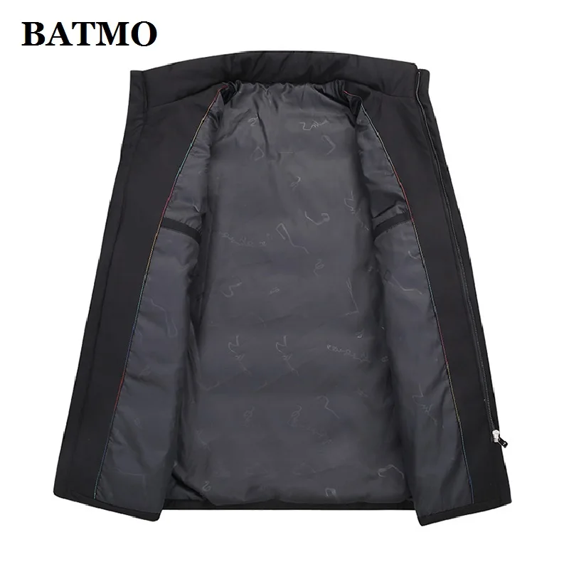 BATMO 2019 Новое поступление зимние 90% белые куртки на утином пуху для мужчин мужские