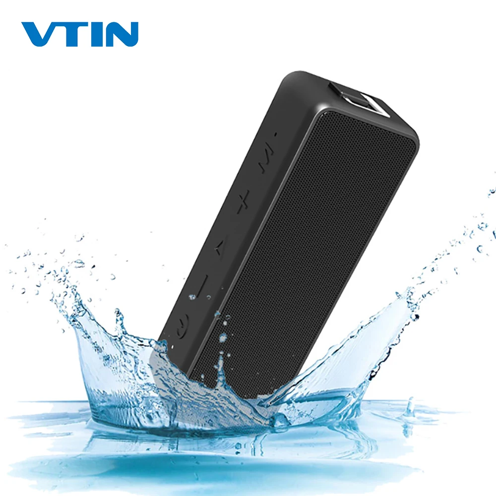 Беспроводная колонка VTIN с Bluetooth 5 0 IPX7 Водонепроницаемая портативная заряжаемая