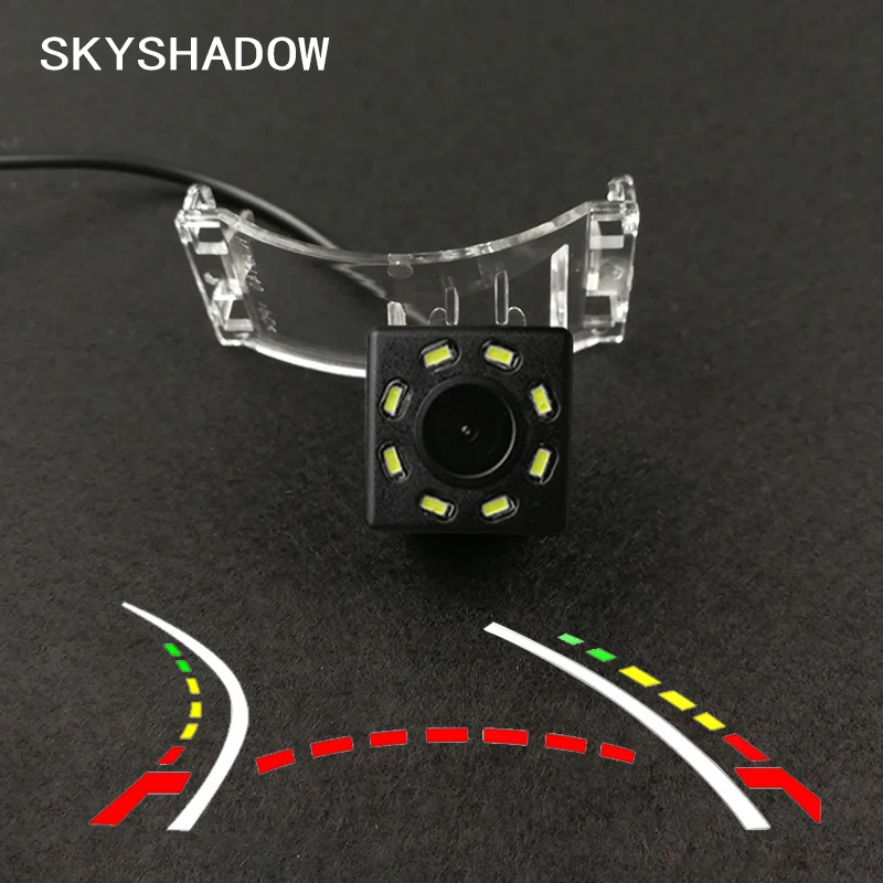 Беспроводная Автомобильная CCD-камера заднего вида рыбий глаз 4 8 12 светодиодная