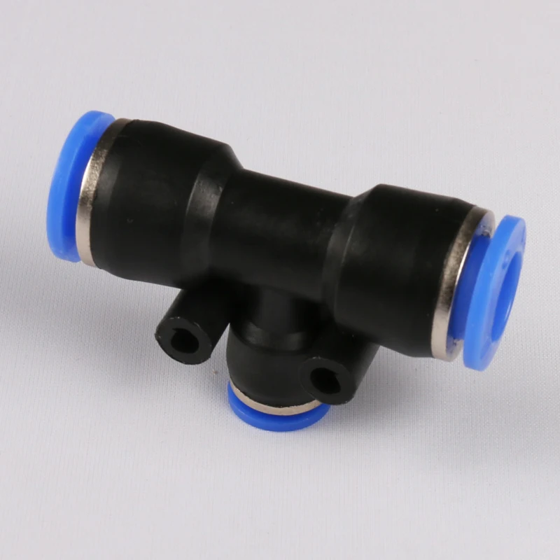 Пневматические Фитинги ELECALL 5 шт. Т-образные 3-ходовые с нажимной резьбой