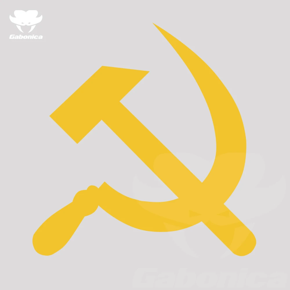 Забавные автомобильные наклейки Hammer and Sickle USSR для Audi BMW Mercedes VW Honda Toyota Lada Jeep Renault