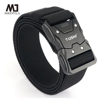 medyla 2021 new tactical belt metal buckle quick release elastic belt casual tooling training belt mens trousers belt bll8009