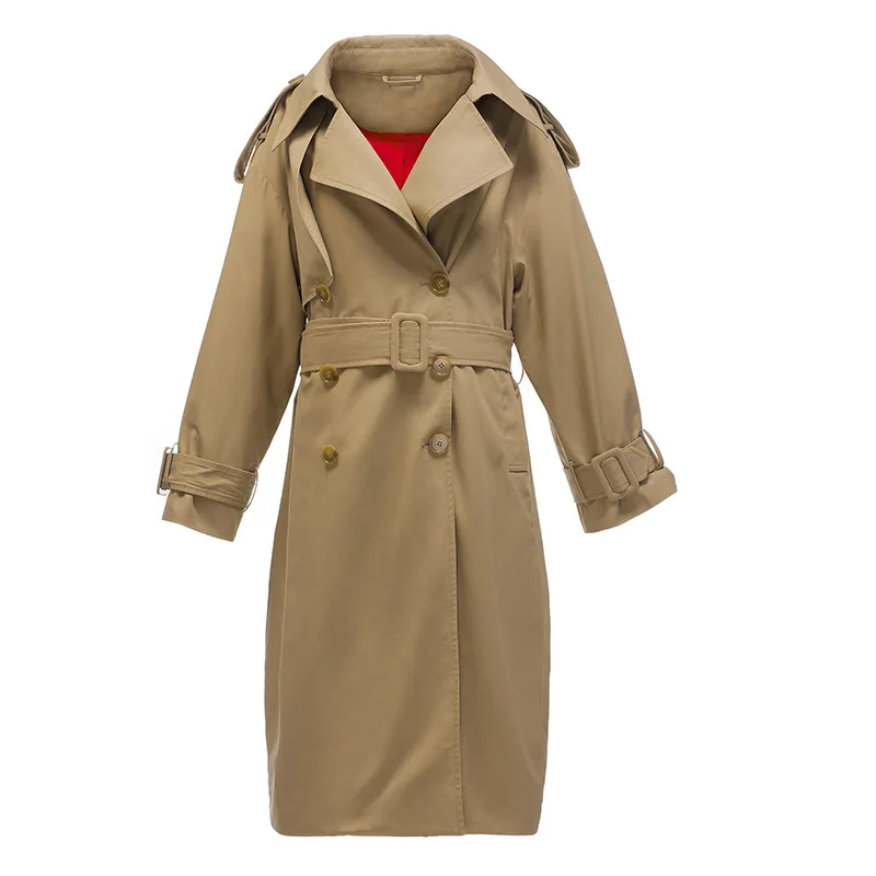 Куртка-ветровка Женская весенне-осенняя двурядная в британском стиле 2021 | одежда