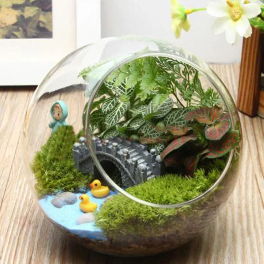 Стеклянная подвесная стеклянная ваза для цветов 1 шт. |