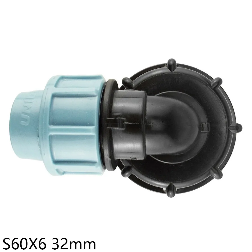 

32mm IBC Tank Adapter Accessory Elbow Pipe Fitting Replacement Spare Part