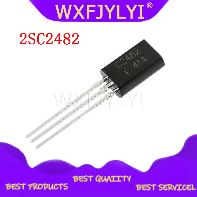 

50PCS 2SC2482 TO-92L C2482 300V 0.1A transistor NPN new and original