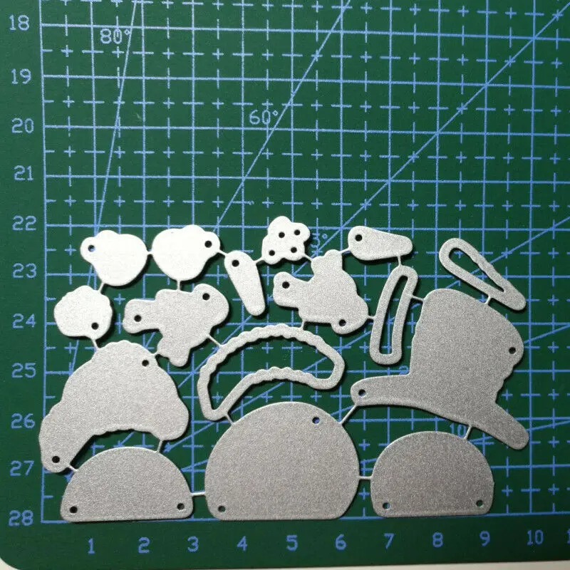 Металлические штампы L-Sunday снеговик и птица тиснение для скрапбукинга