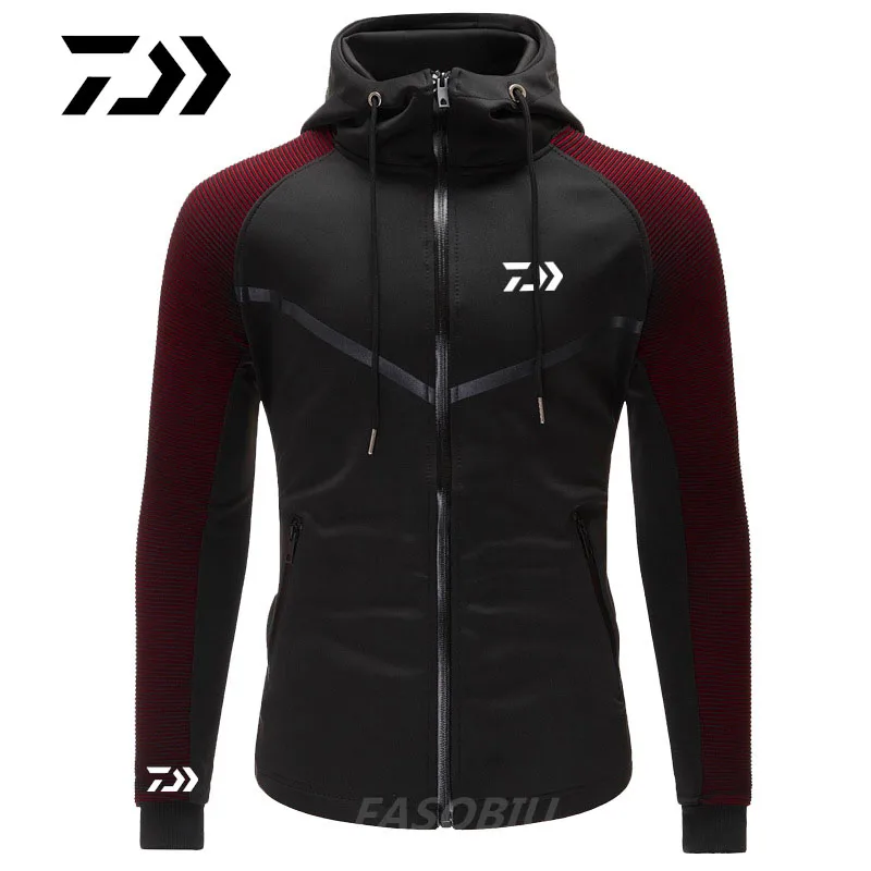 

Мужская осенне-зимняя одежда для рыбалки Daiwa, сохраняют тепло, водонепроницаемые рыболовные куртки, повседневная одежда, уличные куртки для...