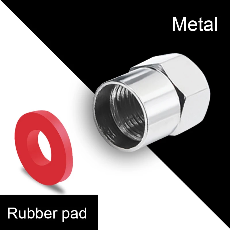 4 шт. колпачок клапана автомобильной шины металлическая Серебряная дверная