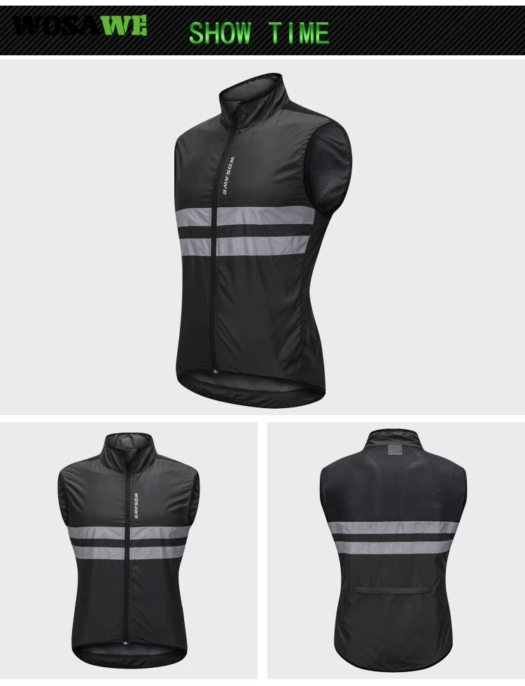 WOSAWE летние велосипедные Джерси ветрозащитные куртки для верховой езды без
